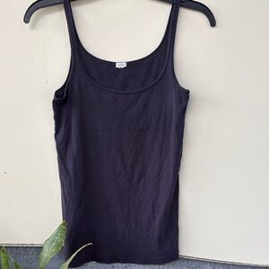 J Crew black tank T